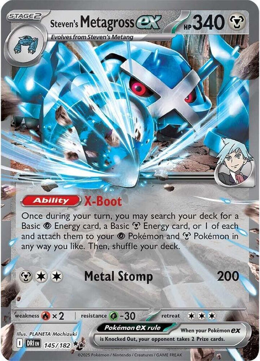 Steven's Metagross EX - Destined Rivals 145/182 Double Rare