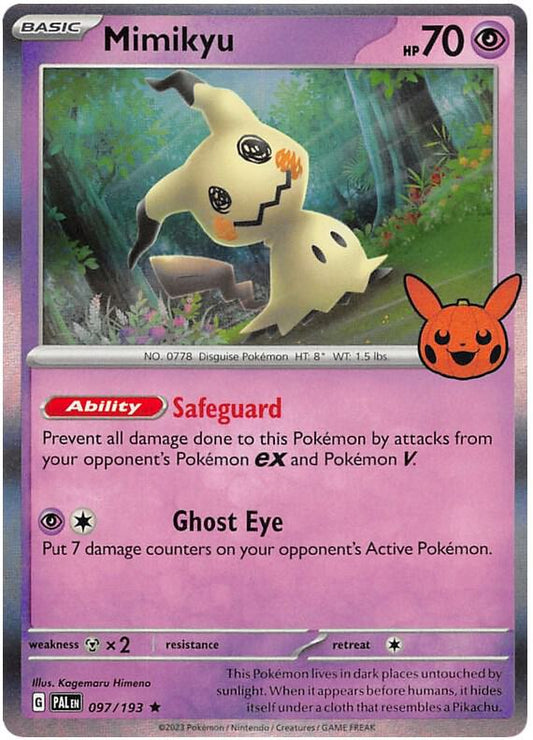 Mimikyu - Trick or Trade 097/193 Holo Rare