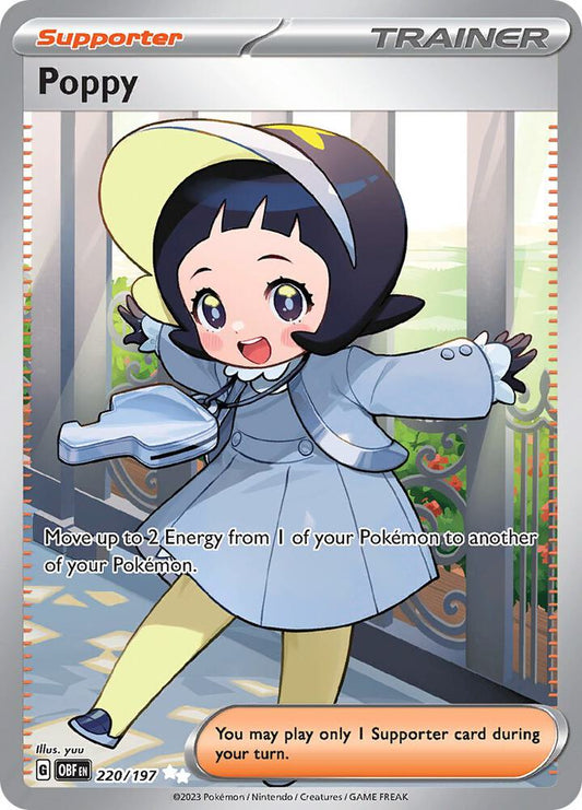 Poppy - 220/197 Obsidian Flames Ultra Rare Inglés