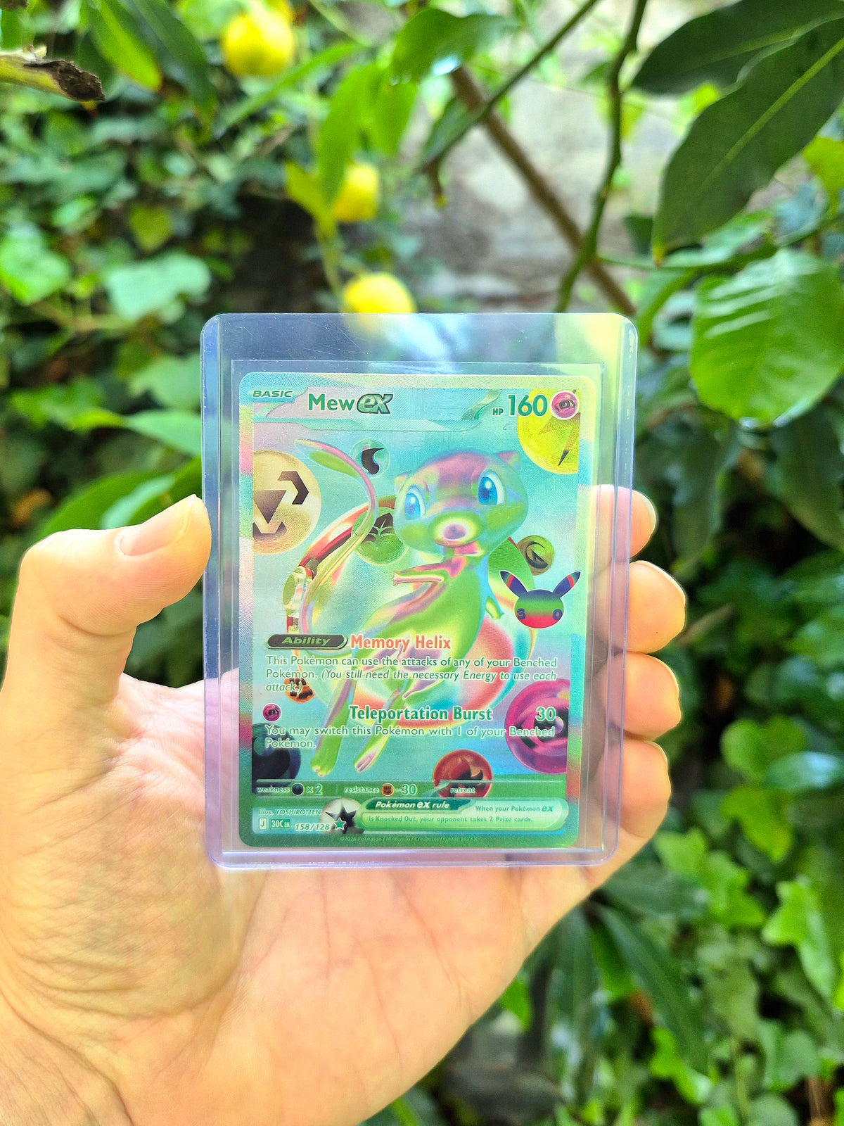 Mew ex - 158/128 30th Celebration Futuristic Rare