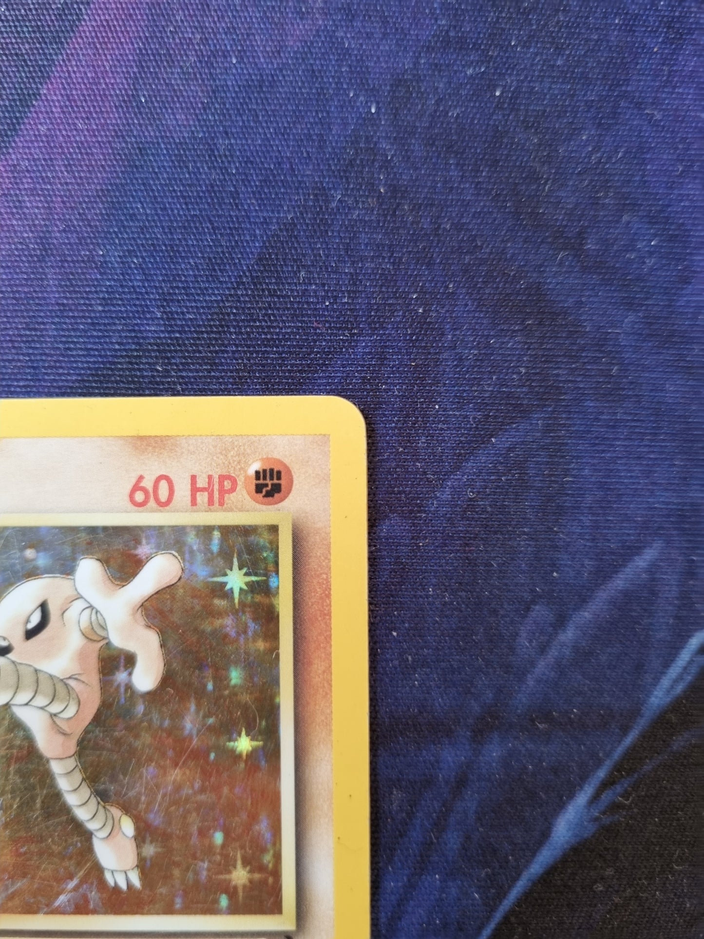 Hitmonlee - 7/62 1era Edición Fossil Holo Rare - Inglés