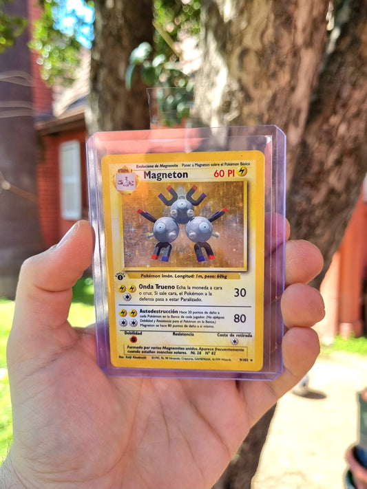 Magneton 1era Edición - 9/102 Base Set 1999 Holo Rare - Español