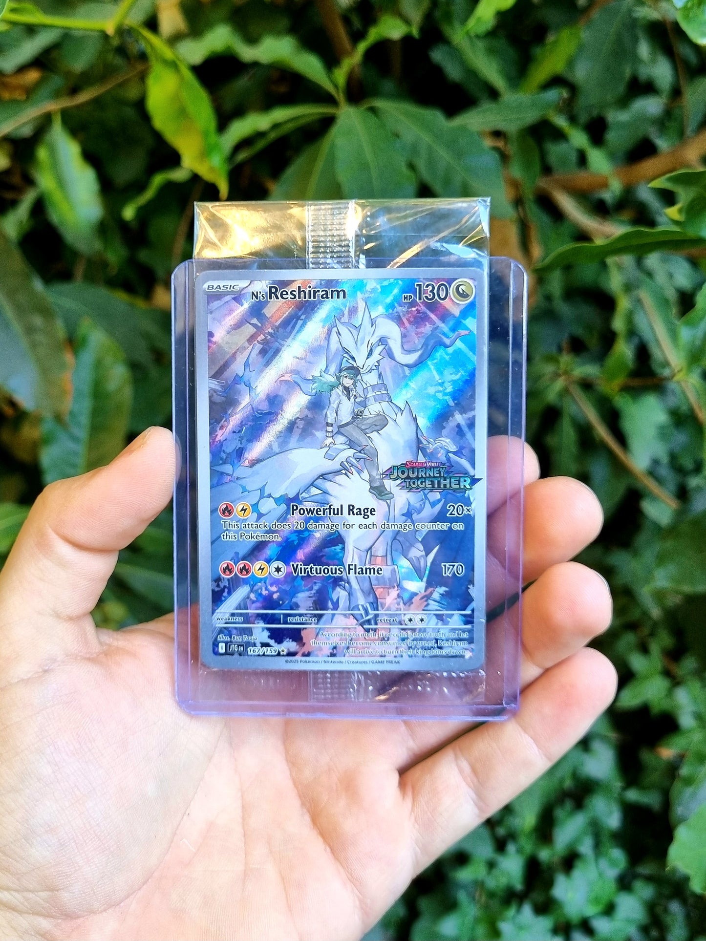 N's Reshiram - 167/159 Journey Together Stamped Sellado