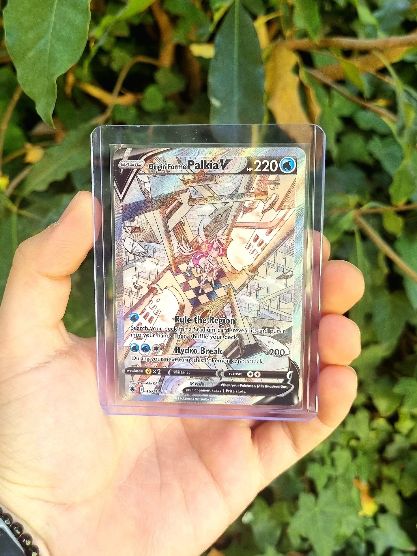 Origin Forme Palkia V (Alternate Full Art) - 167/189 Astral Radiance