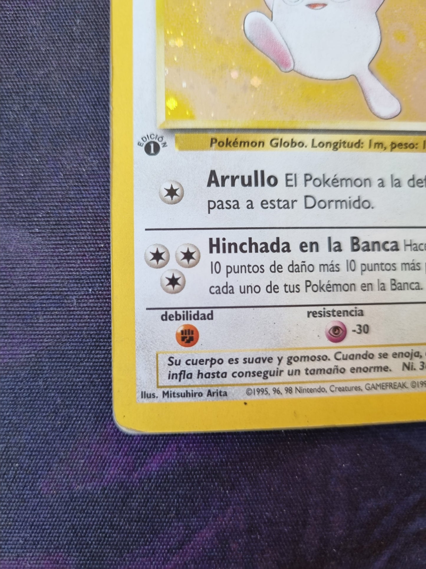 Wigglytufft - 16/64 1era Edición Jungle Holo Rare - Español