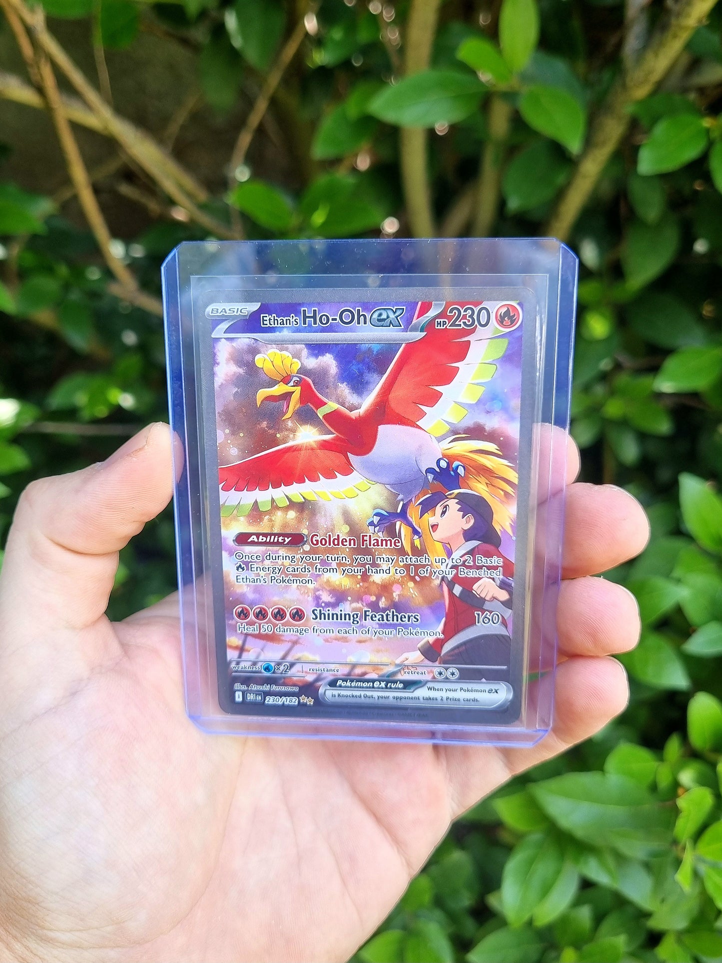 Ethan's Ho-Oh ex - 230/182 Destined Rivals Special Illustration Rare