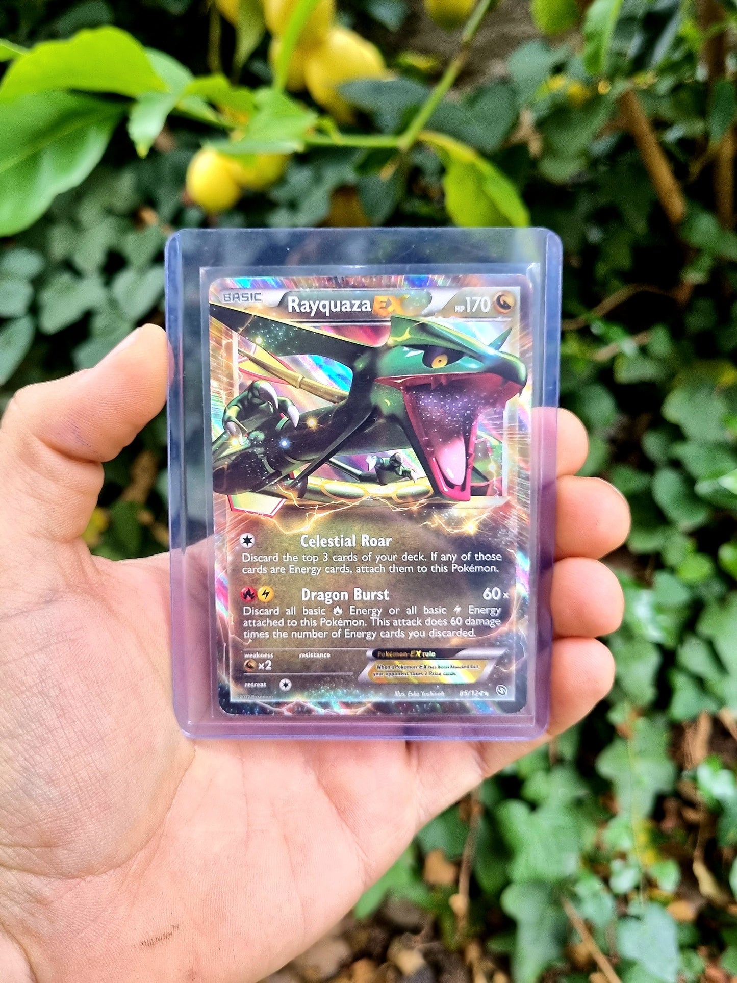 Rayquaza EX - 85/124 Dragons Exalted LP