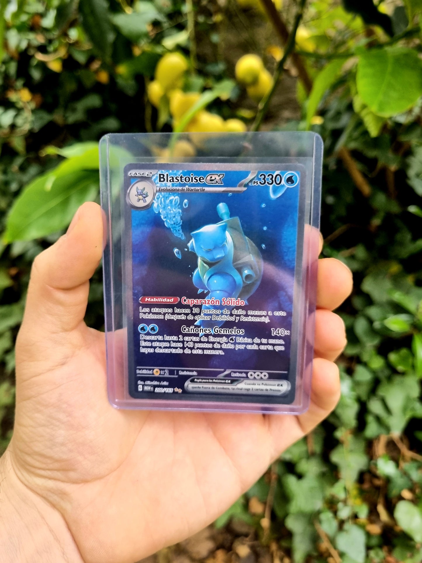 Blastoise ex - 200/165 Scarlet & Violet 151 Special Illustration Rare Español