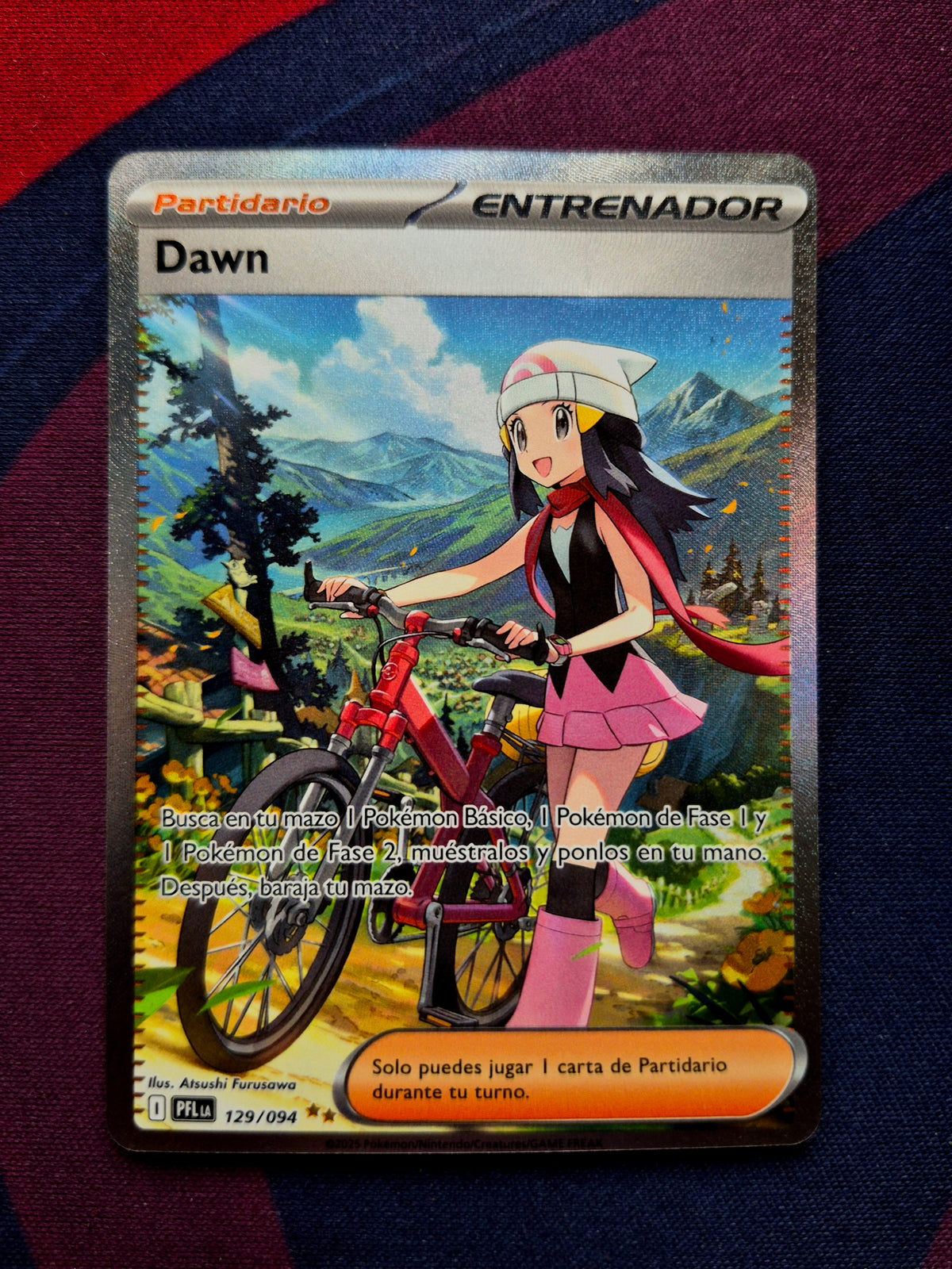 Dawn - 129/094 Phantasmal Flames SIR Español (Ver foto, detalle parte superior)