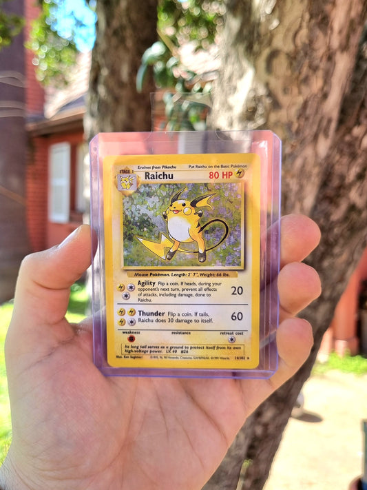 Raichu - 14/102 Base Set Holo Rare - Inglés