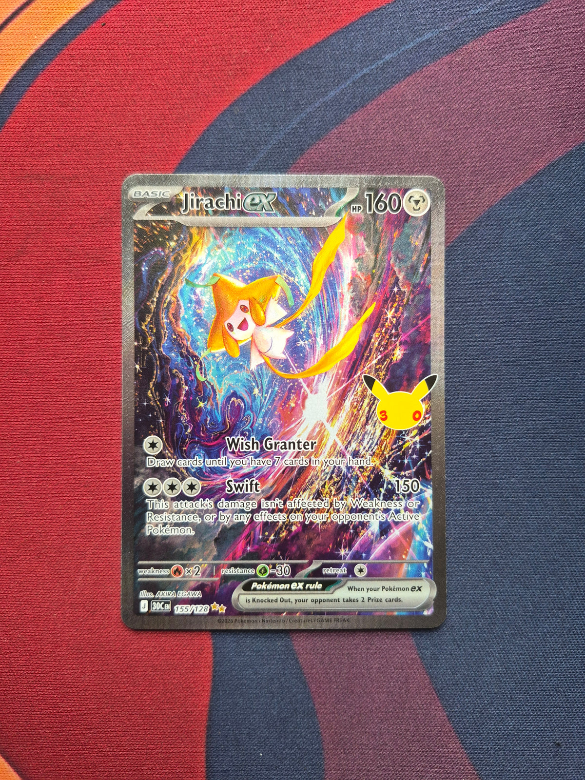 Jirachi ex - 155/128 30th Celebration