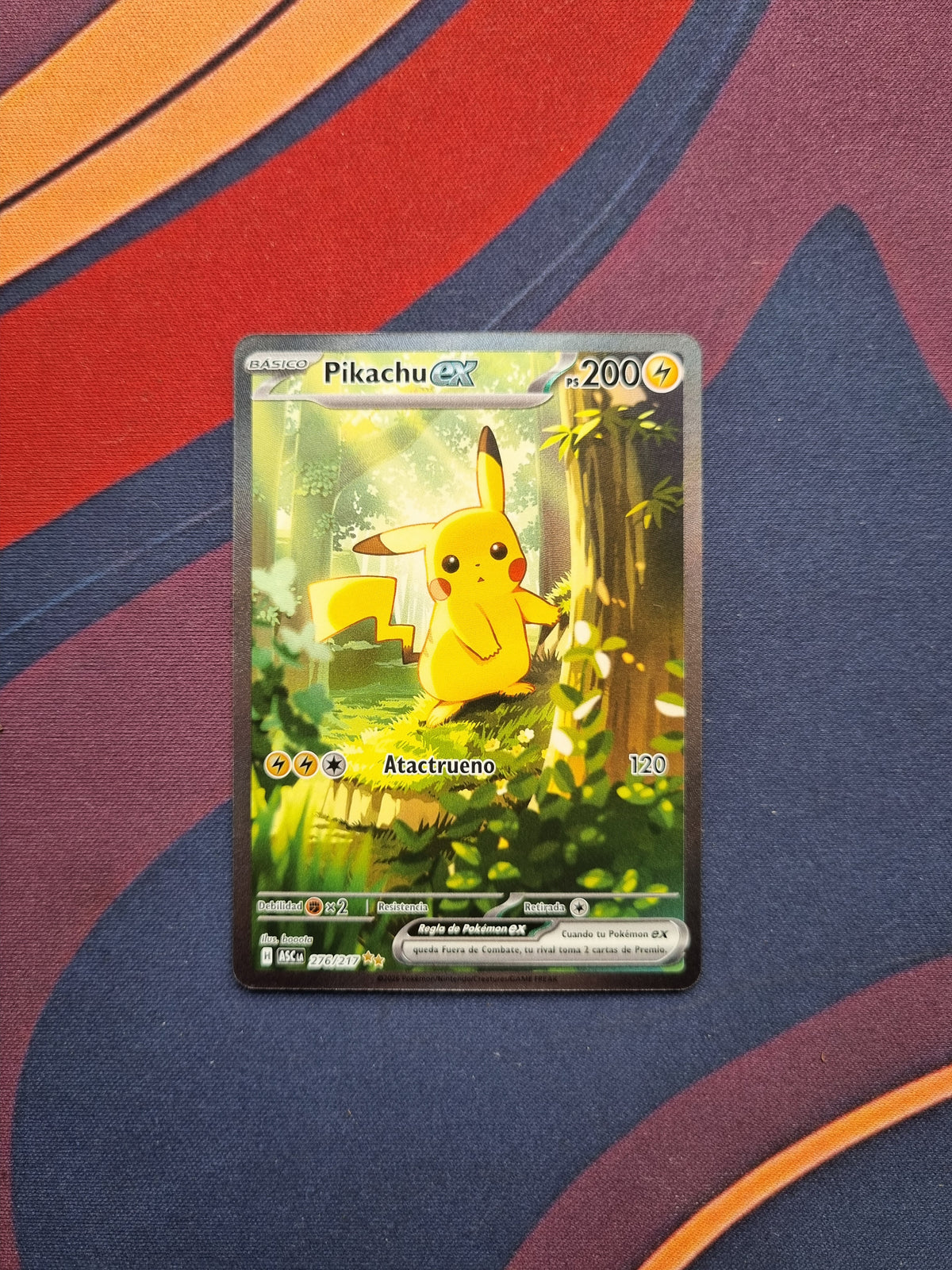 Pikachu ex - 276/217 Ascended Heroes Special Illustration Rare Español
