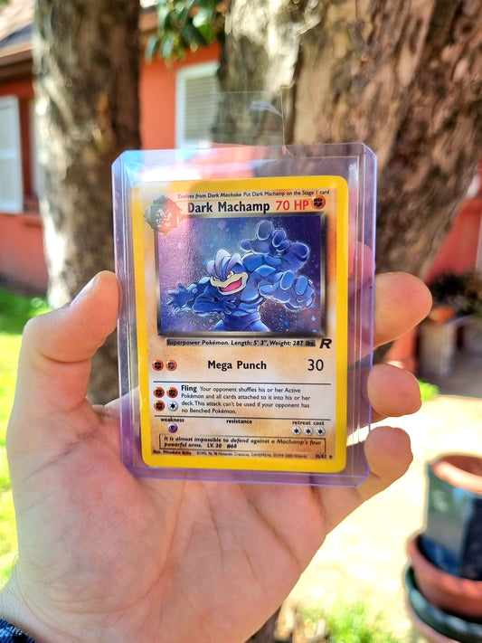 Dark Machamp - 10/82 Team Rocket Holo Rare - Inglés