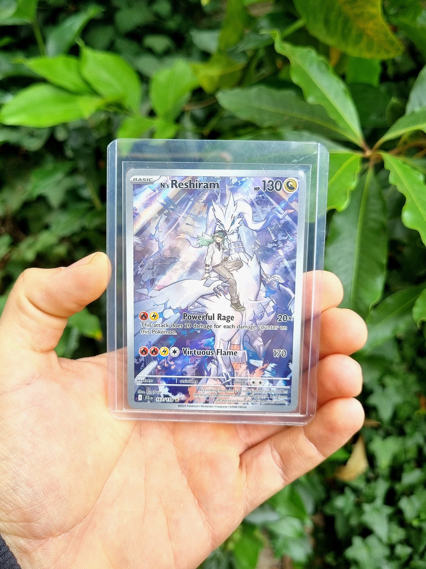 N's Reshiram - 167/159  Journey Together Illustration Rare