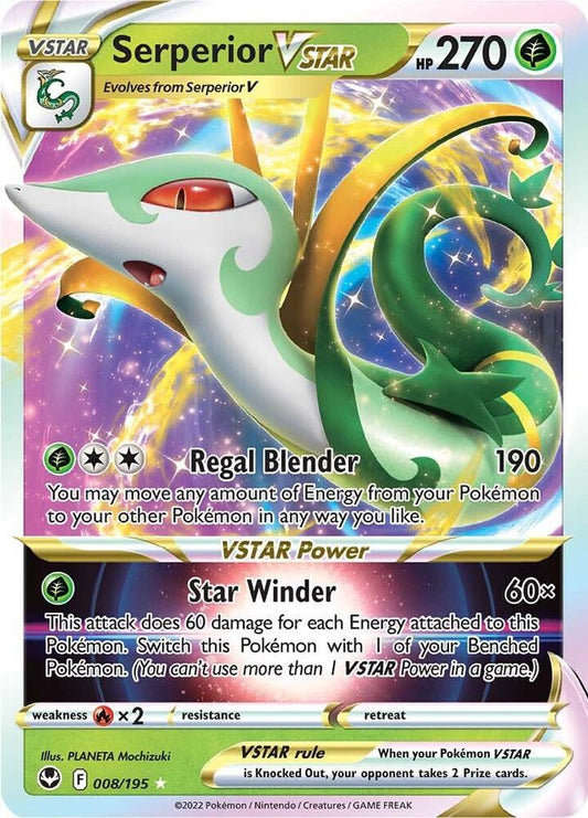 Serperior Vstar - Silver Tempest 008/195 Ultra Rare
