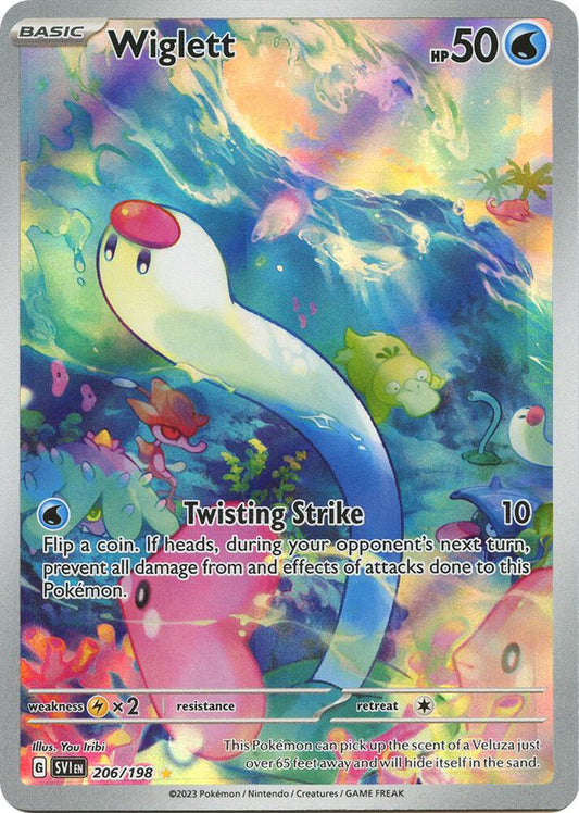 Wiglett - Scarlet & Violet 206/198 Illustration Rare