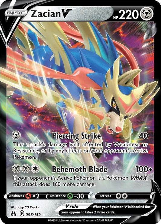 Zacian V - Crown Zenith 095/159 Ultra Rare